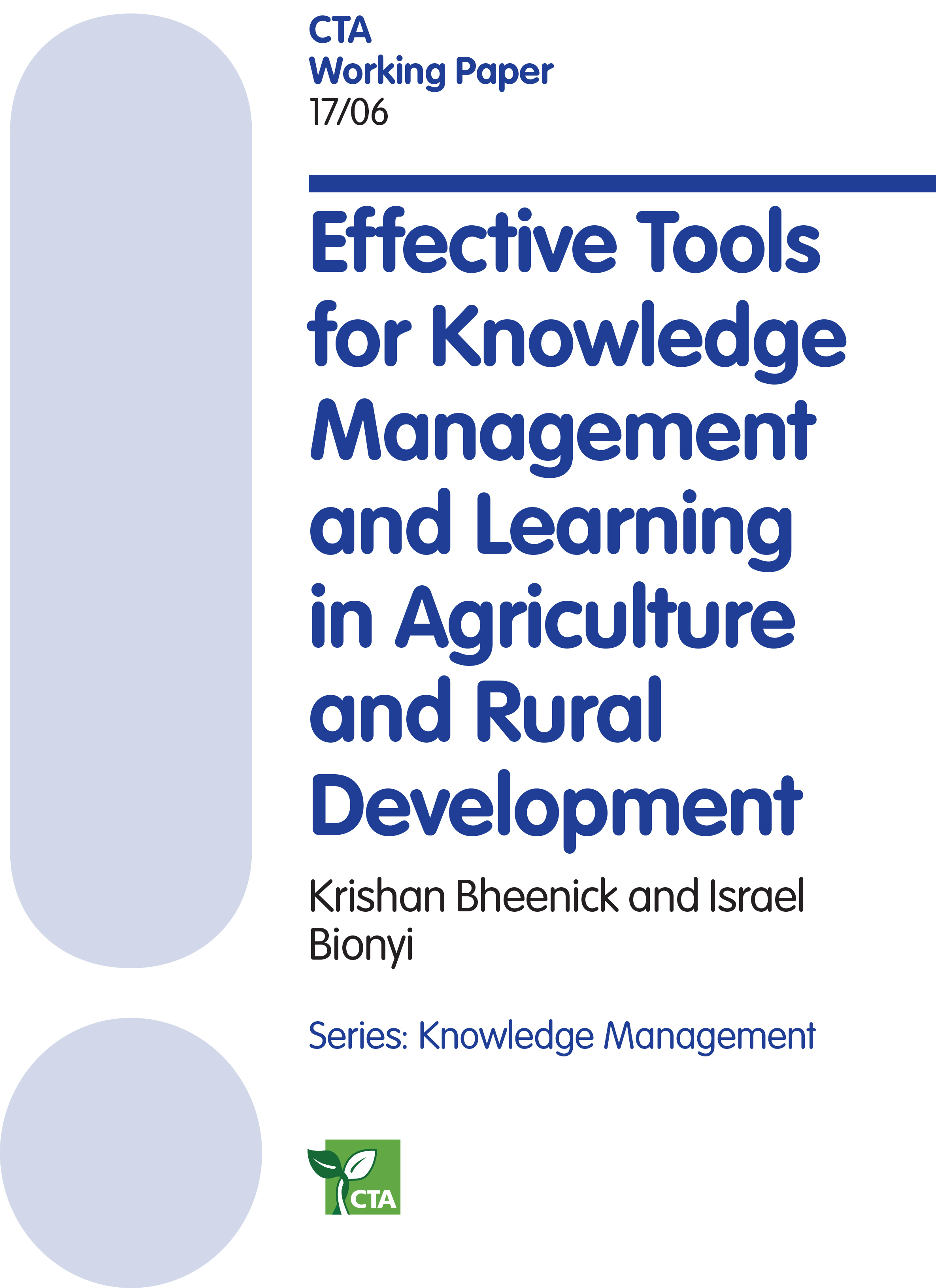 EffectiveToolsforKnowledgeManagementandLearninginAgriculture