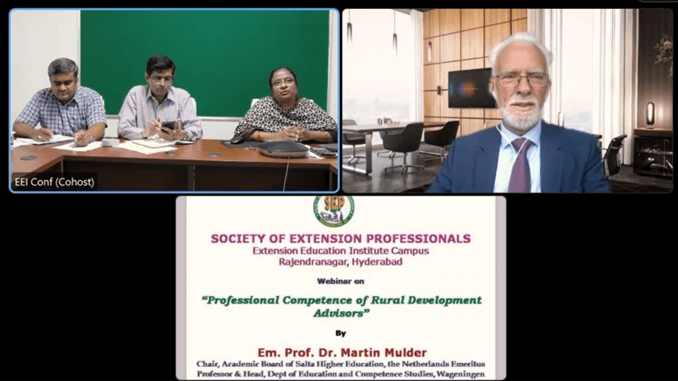 inar on ‘Professional Competence of Rural Development Advisors’ organized by the Society of