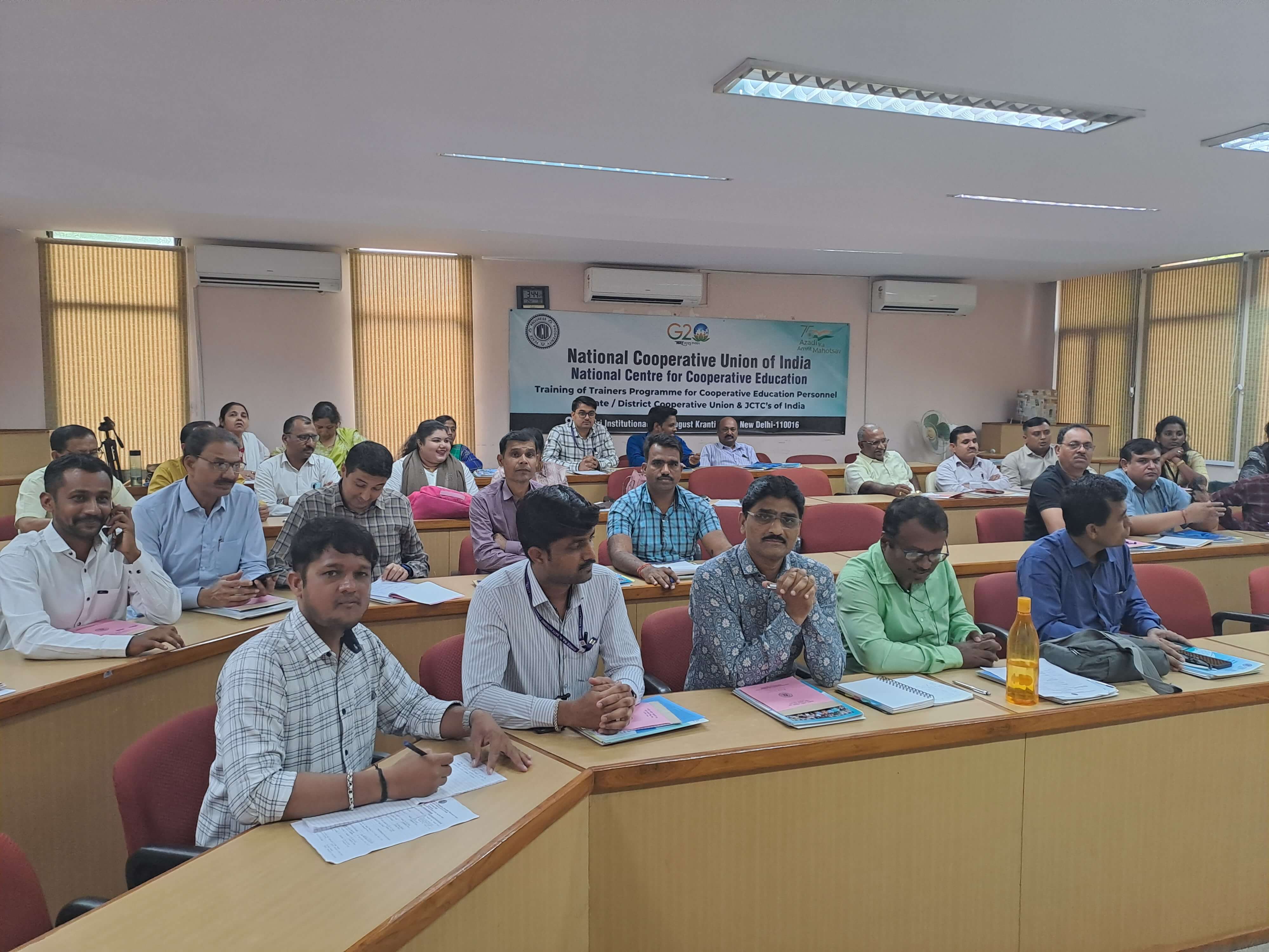 ToT of Trainers of State & District Coop Unions on Training Methodology