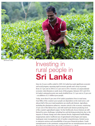 Investing in rural people in Sri Lanka_cover